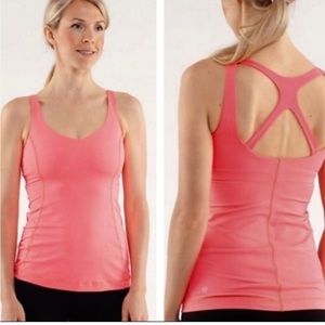 Lululemon" Optimal Tank Top Flash light pink